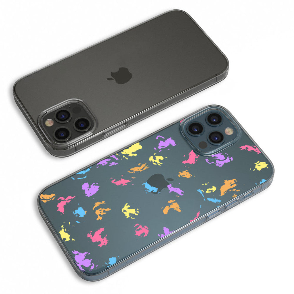 Colorful Map Pieces - iPhone Case
