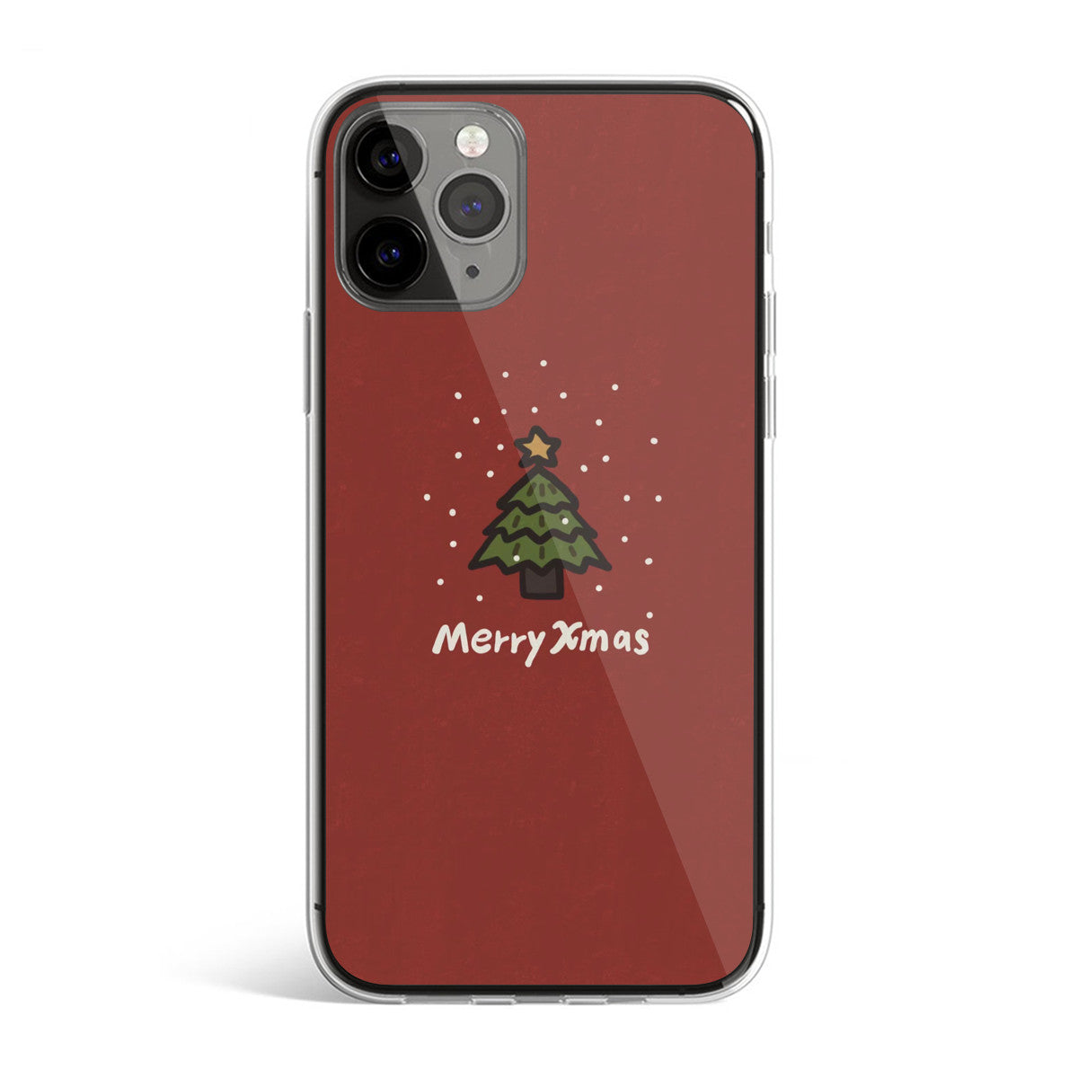 Christmas Pattern - Transparent iPhone Case