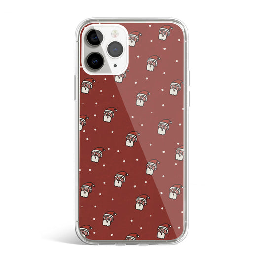 Christmas Pattern - Transparent iPhone Case