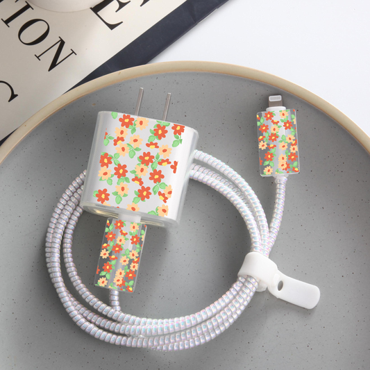 Flowers - iPhone Charger Case