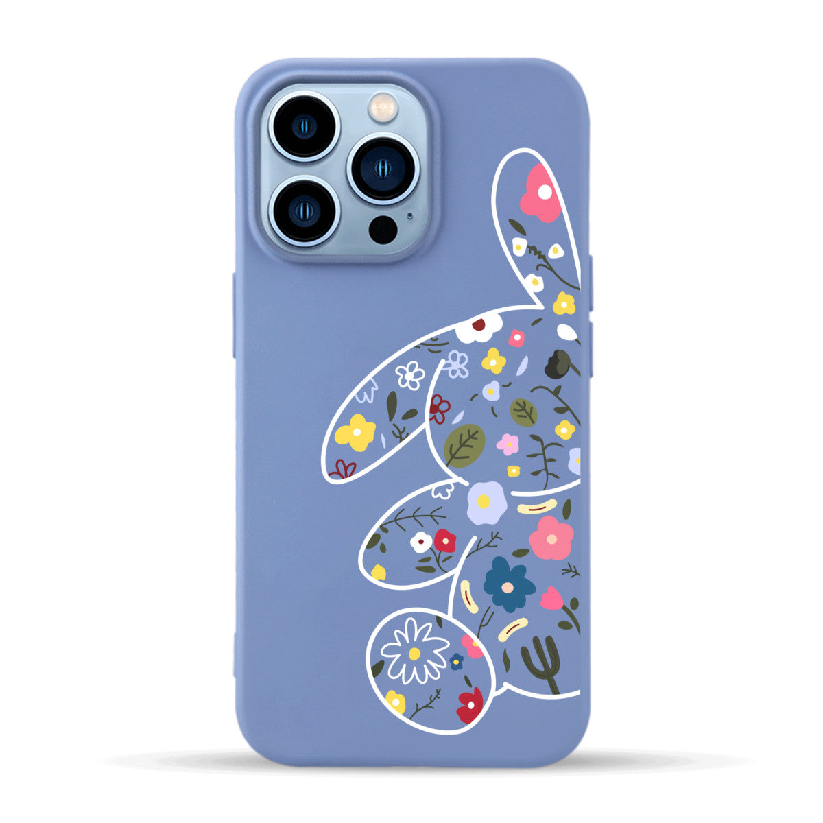 Floral Rabbit - iPhone Case