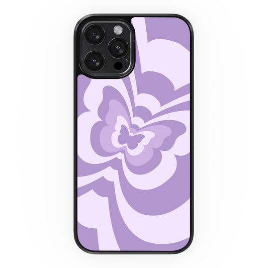 Butterfly Ripple - Purple - iPhone Case