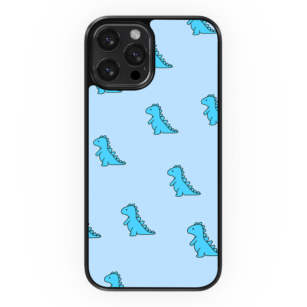 Blue Dinosaur - iPhone Case