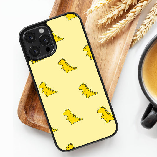 Yellow Dinosaur - iPhone Case