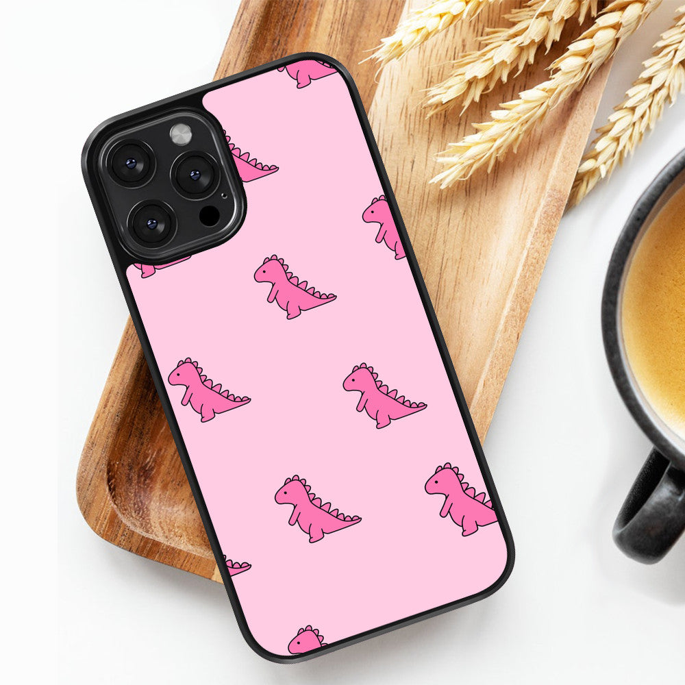 Pink Dinosaur - iPhone Case