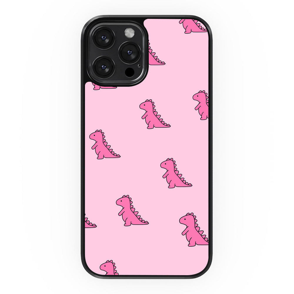 Pink Dinosaur - iPhone Case