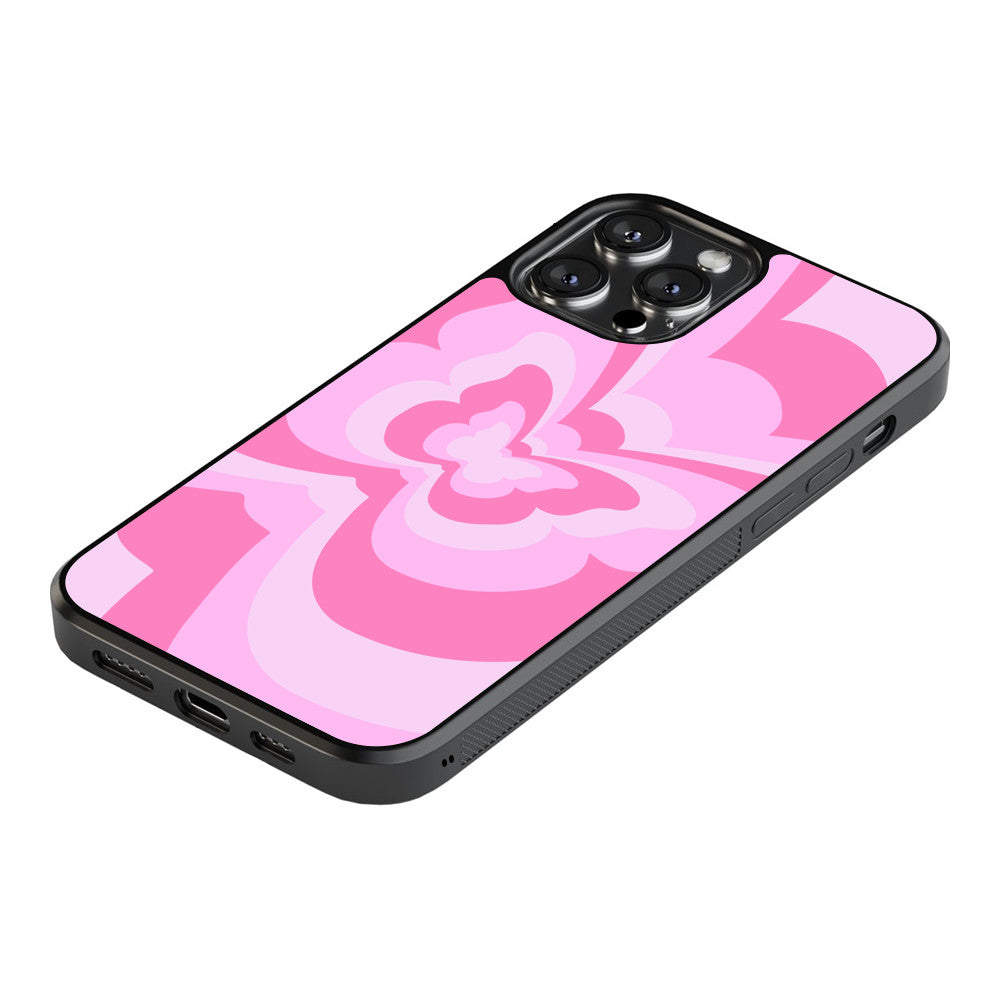 Butterfly Ripple - Pink - iPhone Case