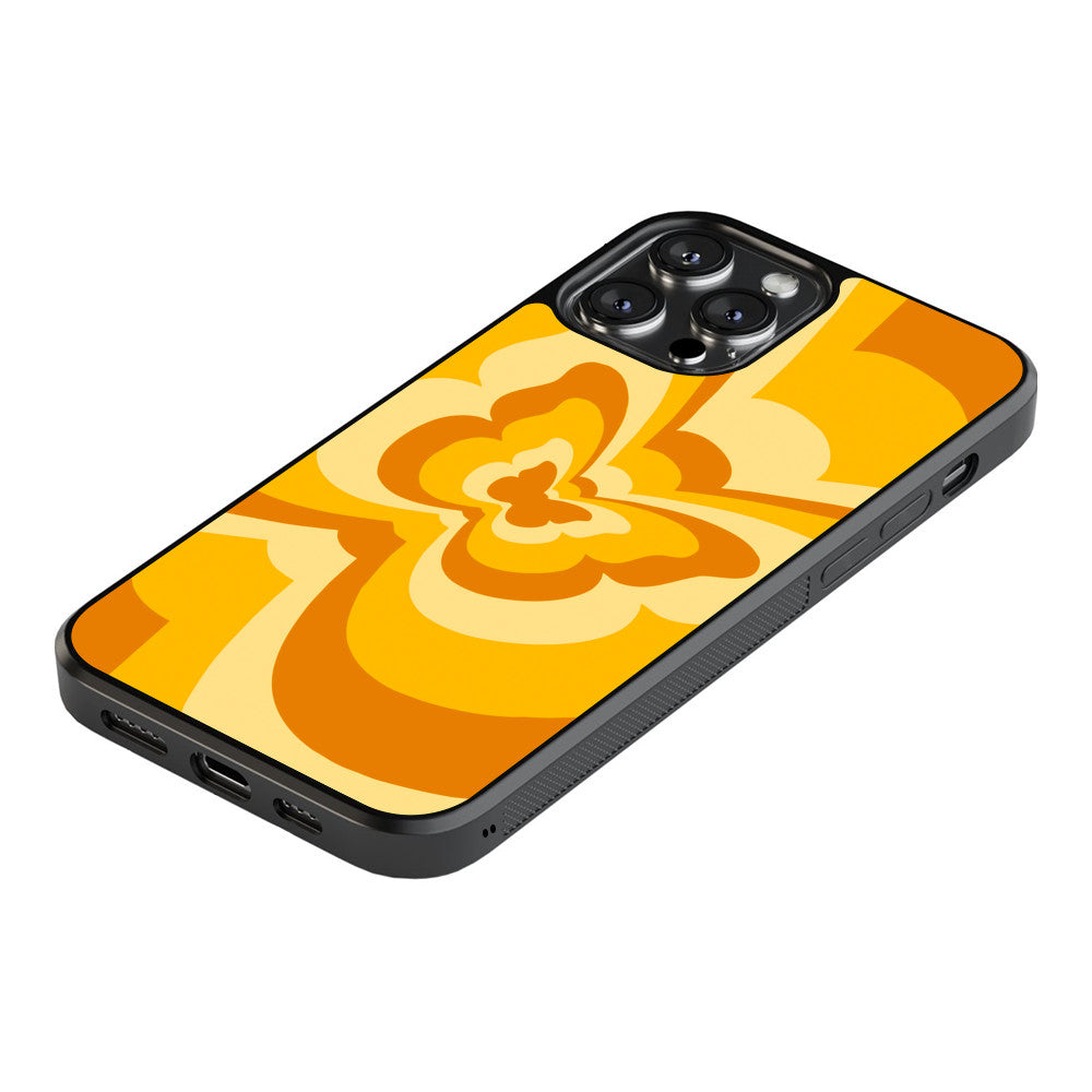 Butterfly Ripple - Yellow - iPhone Case