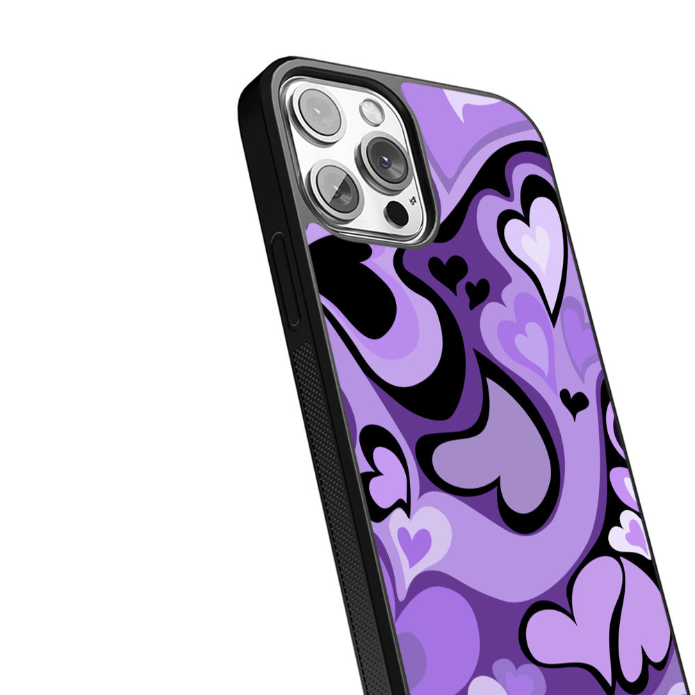 Love Vortex - Purple - iPhone Case