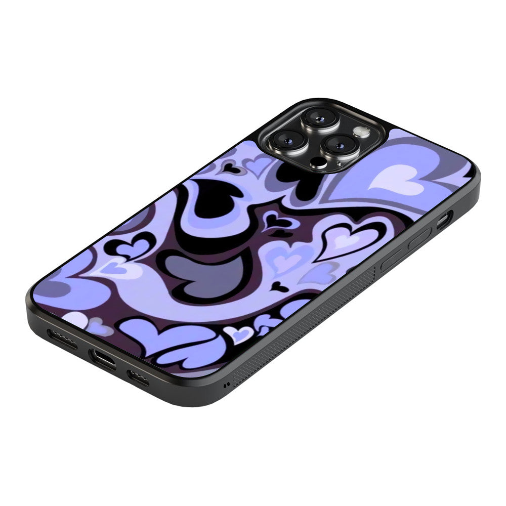 Love Vortex - Blue Purple - iPhone Case