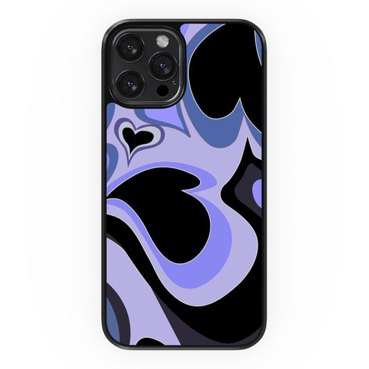 Love Vortex - PurpleBlack - iPhone Case