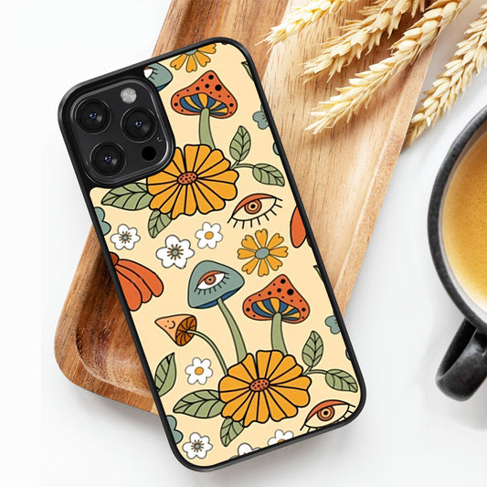 Mushroom with Eyes - iPhone Case