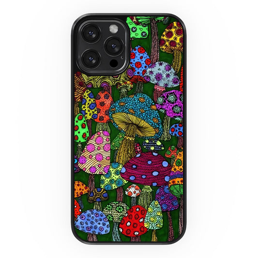 Strange Mushrooms - iPhone Case