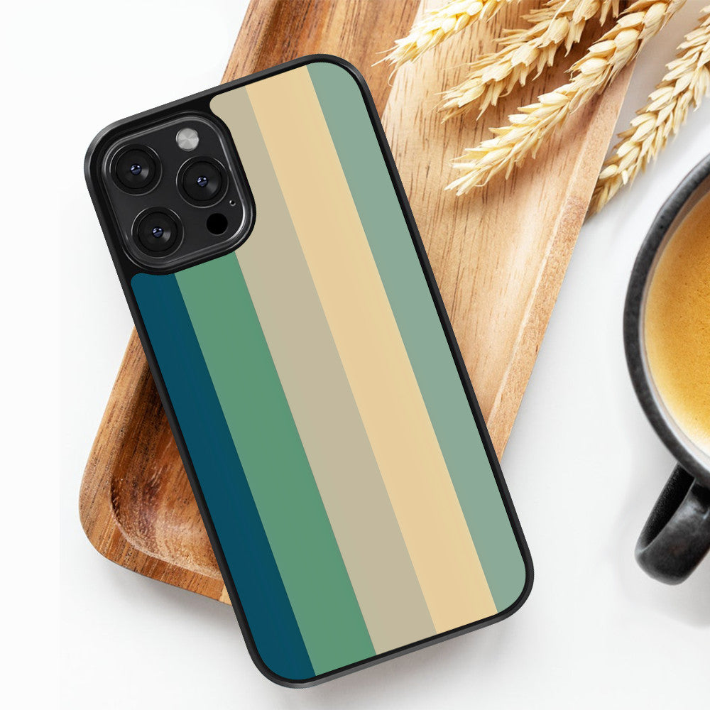 Green Stripes - iPhone Case