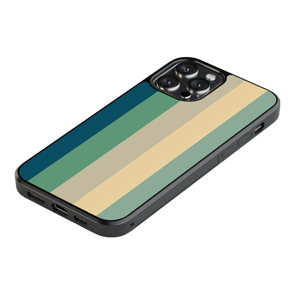 Green Stripes - iPhone Case