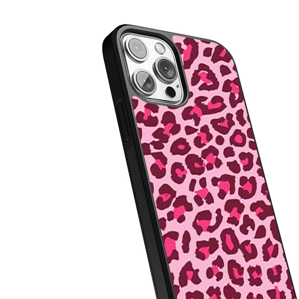 Pink Leopard Print - iPhone Case