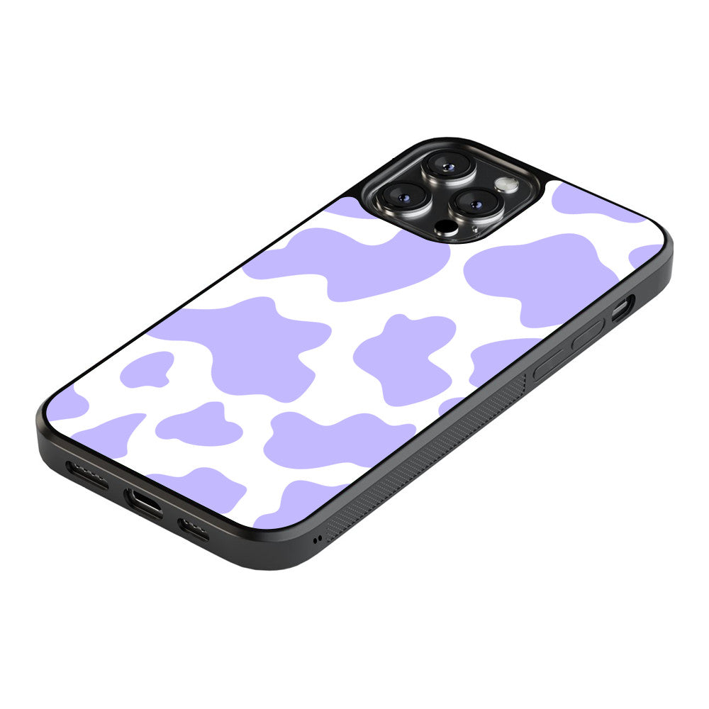 Purple Cow Pattern - iPhone Case