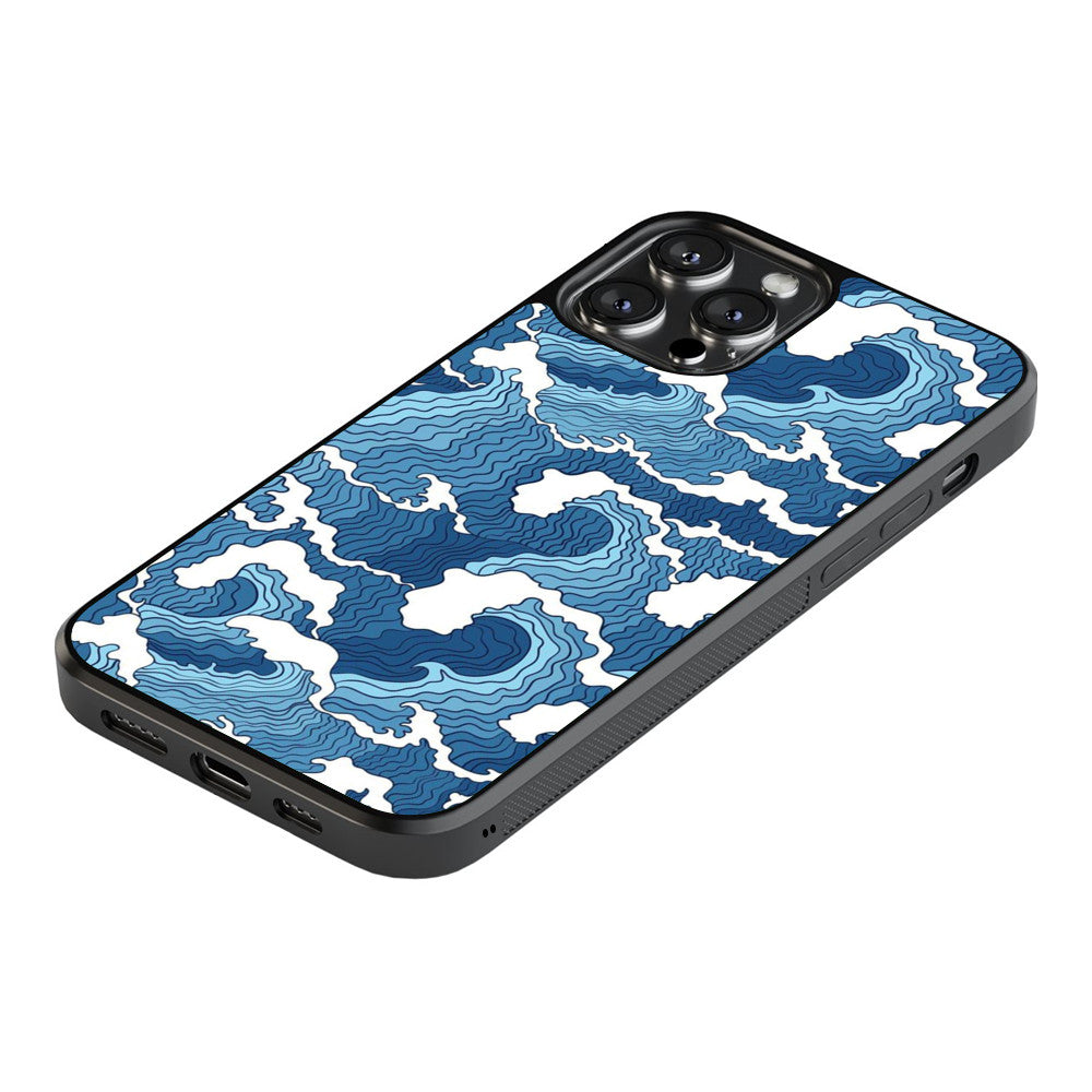 Ukiyo-e Waves - iPhone Case