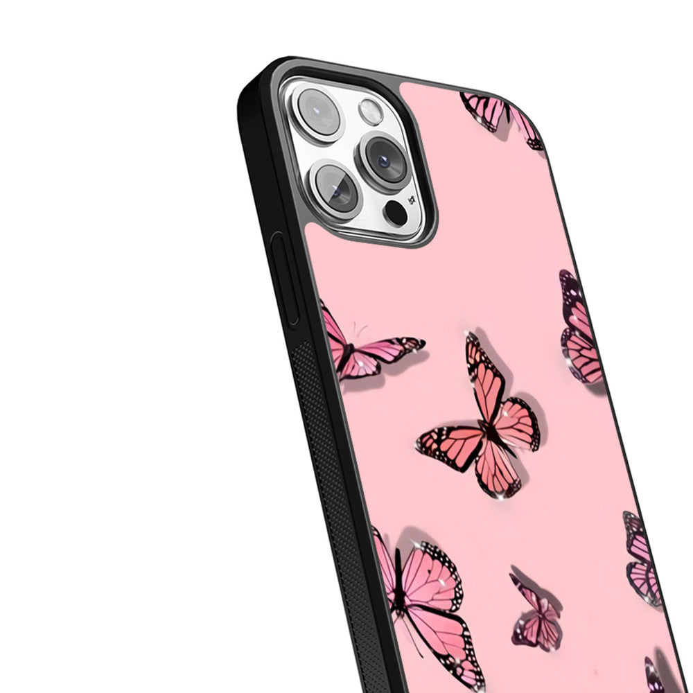 Butterfly - Pink - iPhone Case