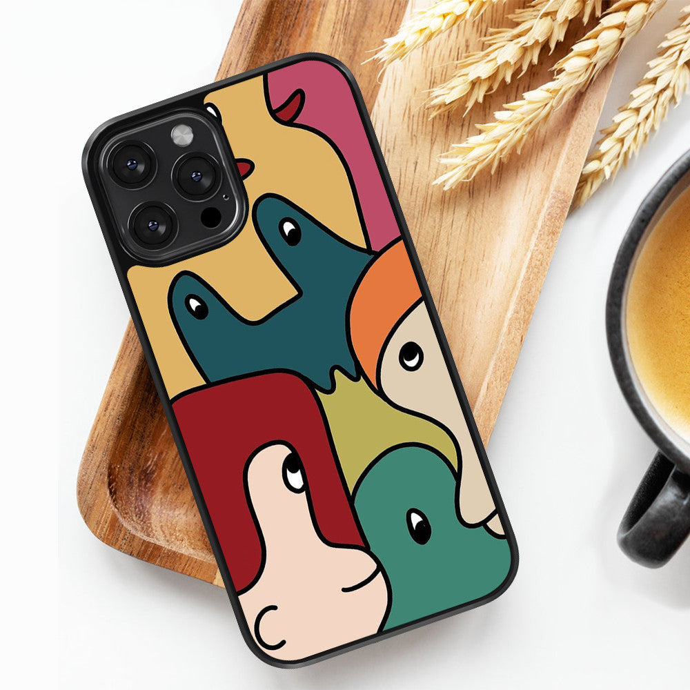 Family Abstract Painting - iPhone Case