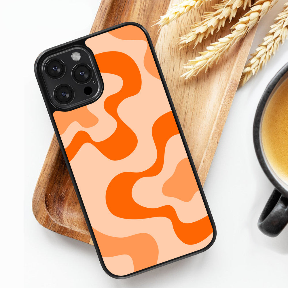 Orange Ripple - iPhone Case