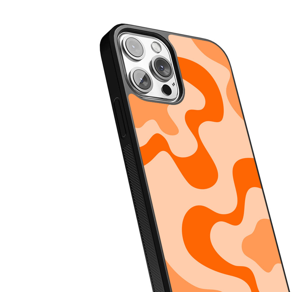 Orange Ripple - iPhone Case