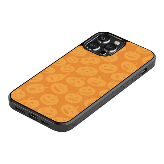 Orange Pumpkin Pattern - Halloween - iPhone Case