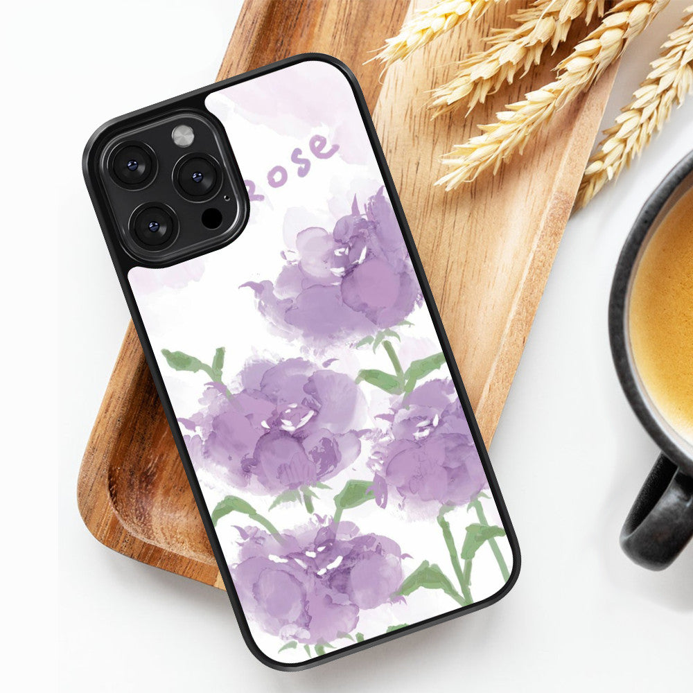 Purple Rose - iPhone Case