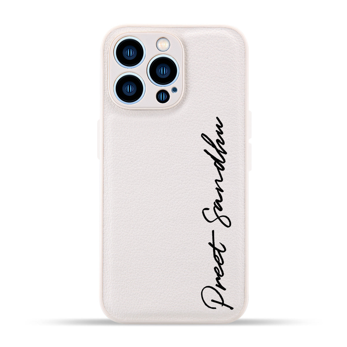 Personalized Name - Leather iPhone Case