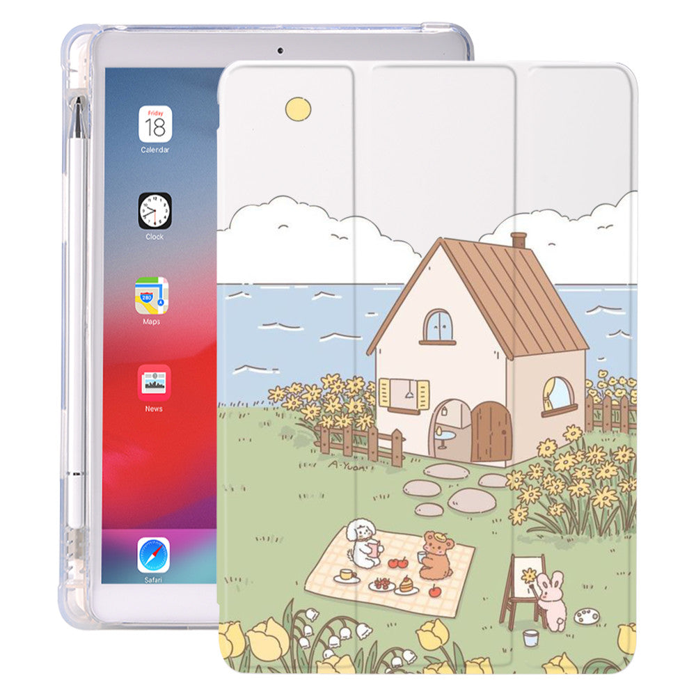Cartoon Picnic - iPad Case