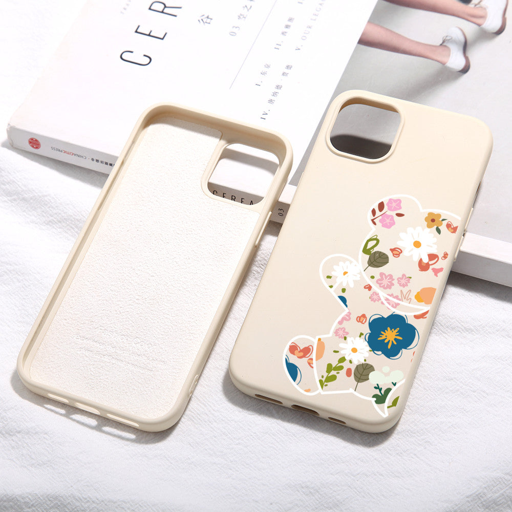 Floral Bear - iPhone Case