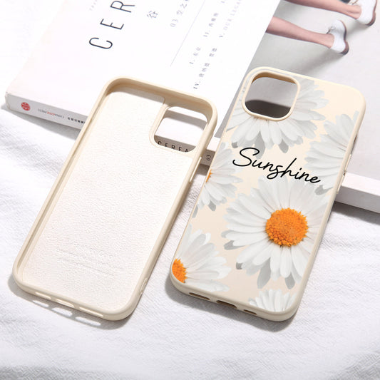 Custom Name with Chrysanthemum - iPhone Case