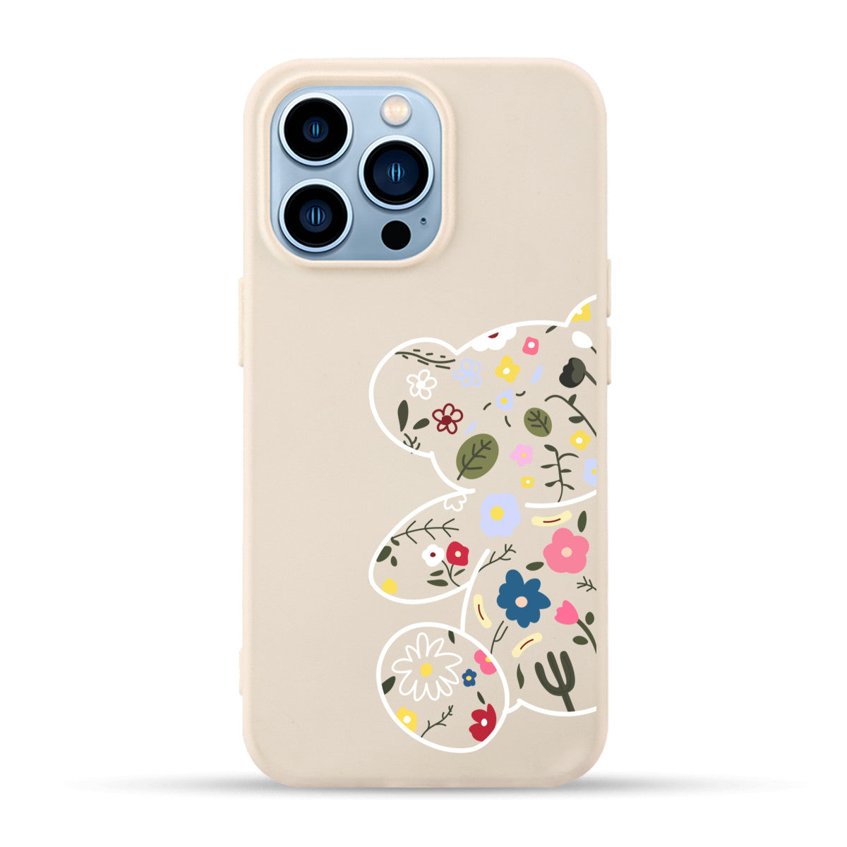 Floral Bear - iPhone Case